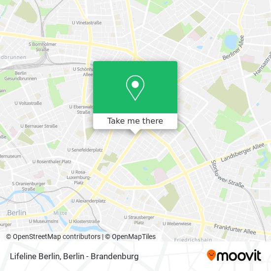 Lifeline Berlin map