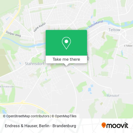 Endress & Hauser map