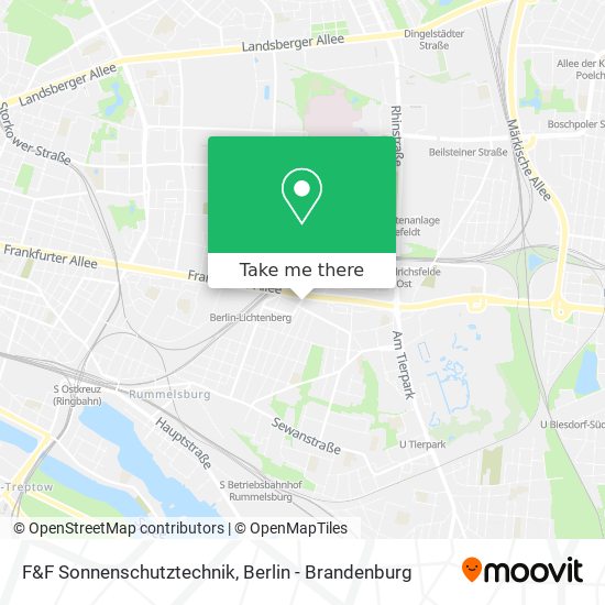 F&F Sonnenschutztechnik map
