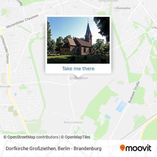 Dorfkirche Großziethen map