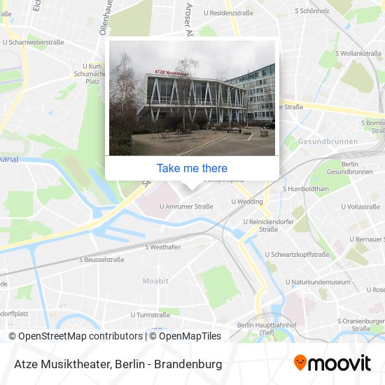 Atze Musiktheater map