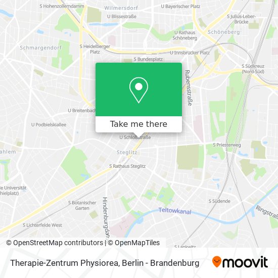 Therapie-Zentrum Physiorea map