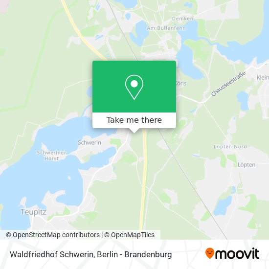 Waldfriedhof Schwerin map
