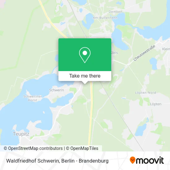 Карта Waldfriedhof Schwerin