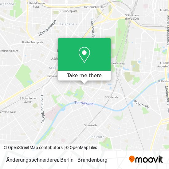 Änderungsschneiderei map