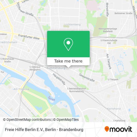 Карта Freie Hilfe Berlin E.V.