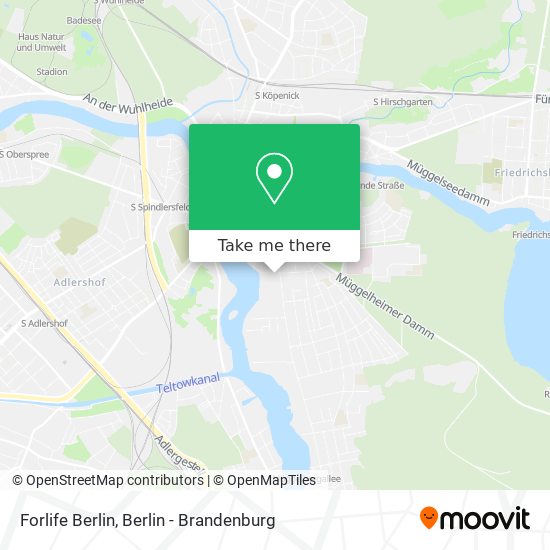 Forlife Berlin map