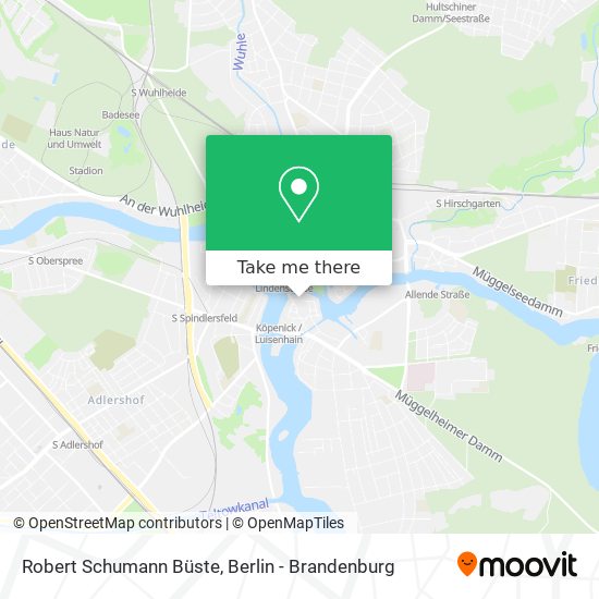 Карта Robert Schumann Büste