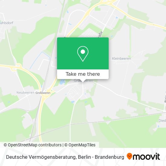 Deutsche Vermögensberatung map