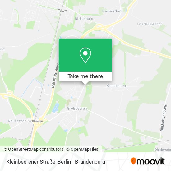 Kleinbeerener Straße map