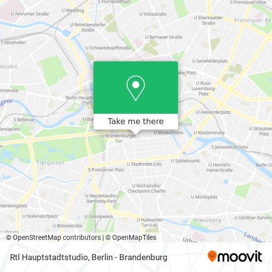 Rtl Hauptstadtstudio map