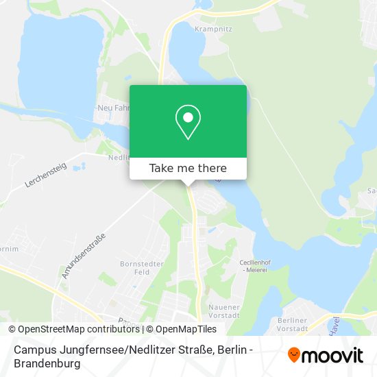 Campus Jungfernsee / Nedlitzer Straße map