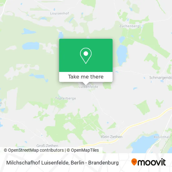 Карта Milchschafhof Luisenfelde