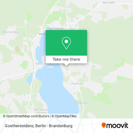 Карта Goetheresidenz