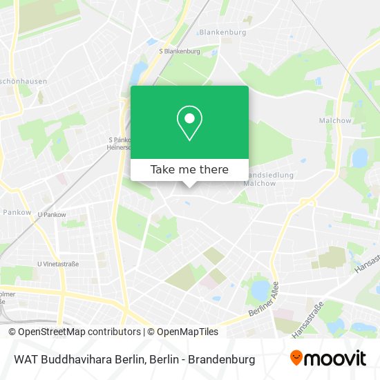 WAT Buddhavihara Berlin map