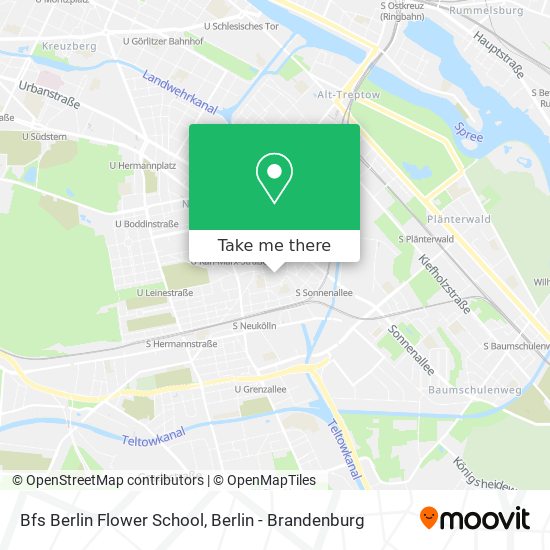 Bfs Berlin Flower School map