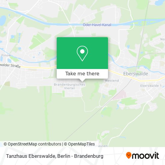 Tanzhaus Eberswalde map