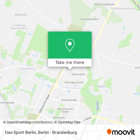 Dax-Sport Berlin map