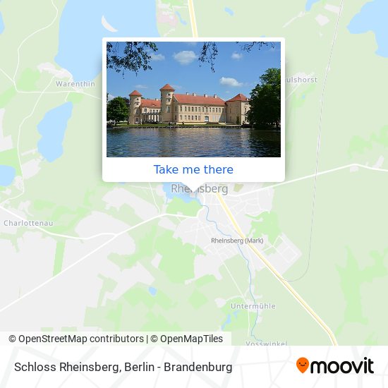 Schloss Rheinsberg map