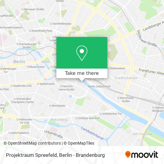 Projektraum Spreefeld map