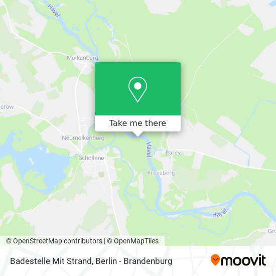 Карта Badestelle Mit Strand