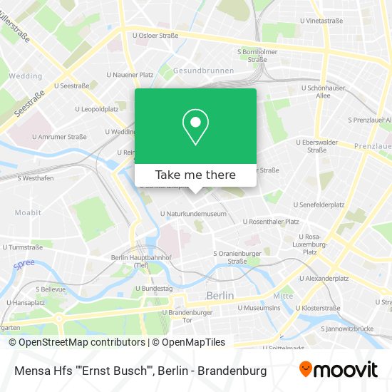 Mensa Hfs ""Ernst Busch"" map