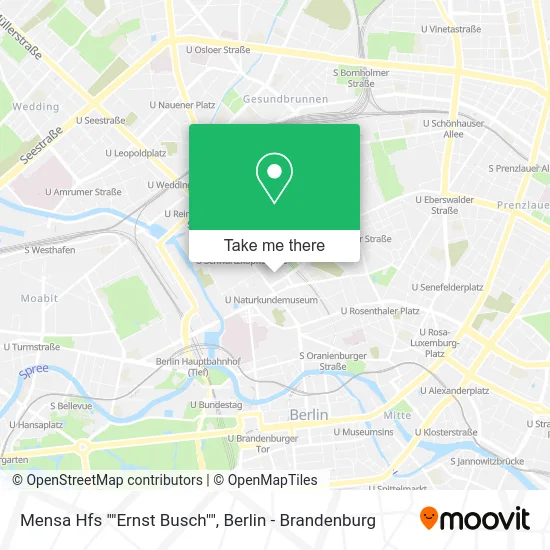Mensa Hfs ""Ernst Busch"" map