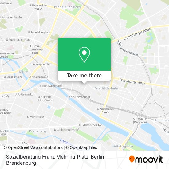 Sozialberatung Franz-Mehring-Platz map