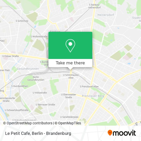 Le Petit Cafe map
