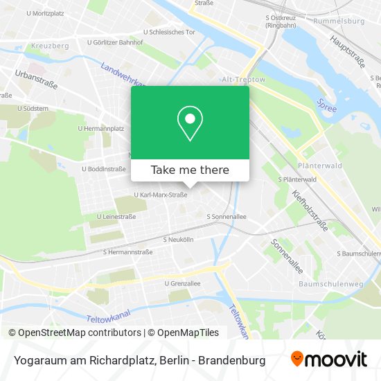 Yogaraum am Richardplatz map