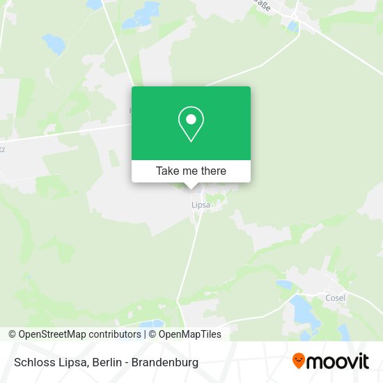 Schloss Lipsa map