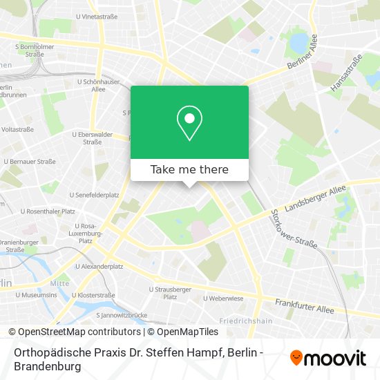 Orthopädische Praxis Dr. Steffen Hampf map