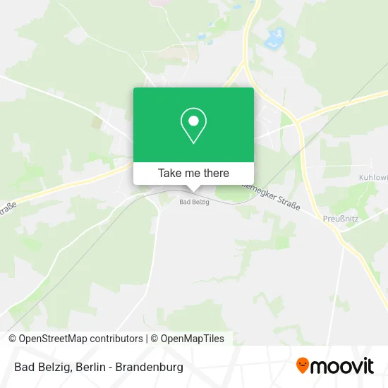 Карта Bad Belzig