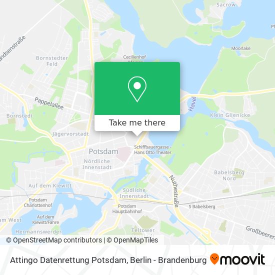 Attingo Datenrettung Potsdam map