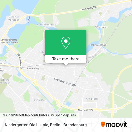 Kindergarten Ole Lukøie map