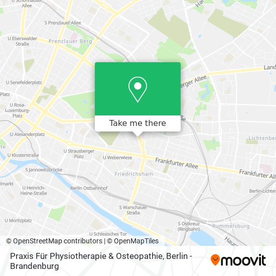 Карта Praxis Für Physiotherapie & Osteopathie