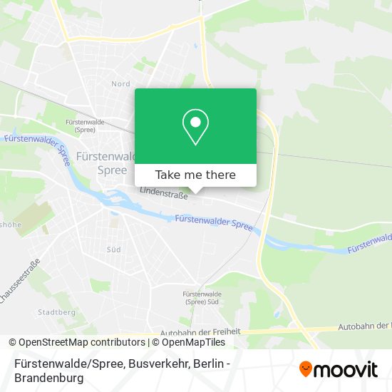 Fürstenwalde/Spree, Busverkehr map