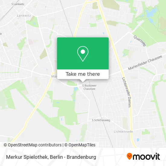 Карта Merkur Spielothek