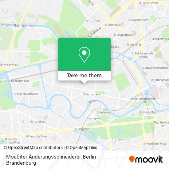 Moabiter Änderungsschneiderei map