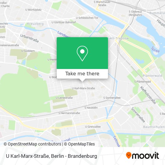 Карта U Karl-Marx-Straße