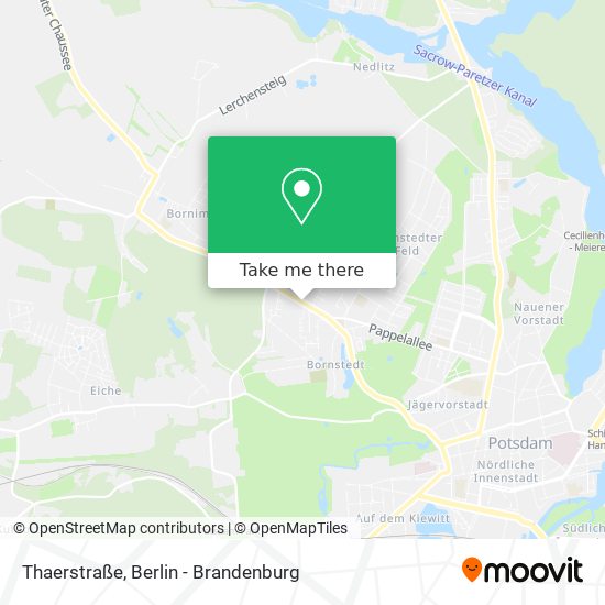 Карта Thaerstraße