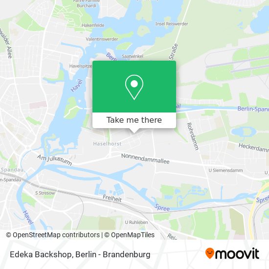 Edeka Backshop map