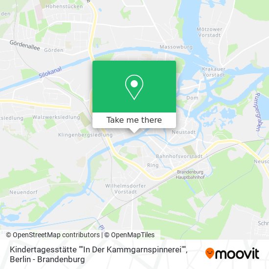 Карта Kindertagesstätte ""In Der Kammgarnspinnerei""