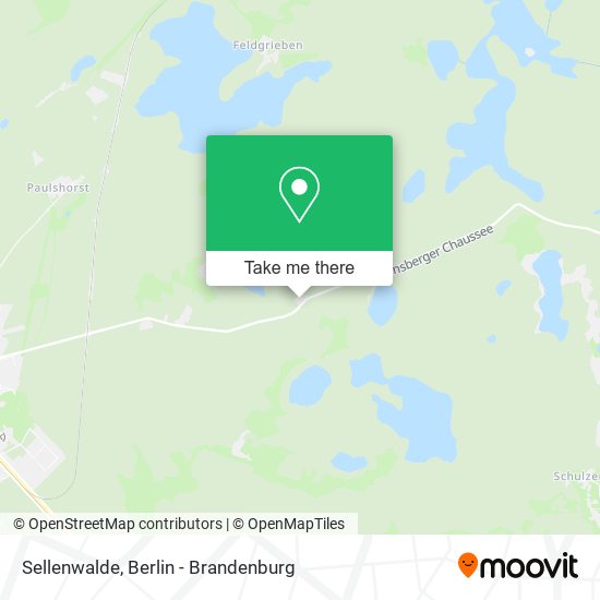 Sellenwalde map