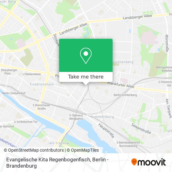Evangelische Kita Regenbogenfisch map