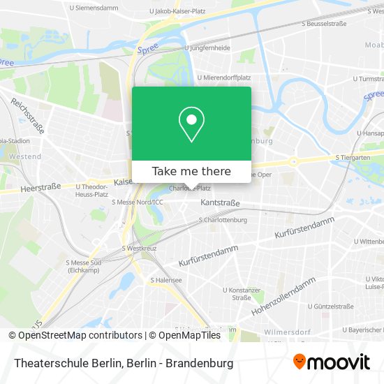 Карта Theaterschule Berlin