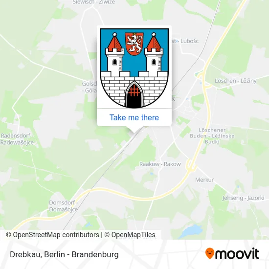 Карта Drebkau