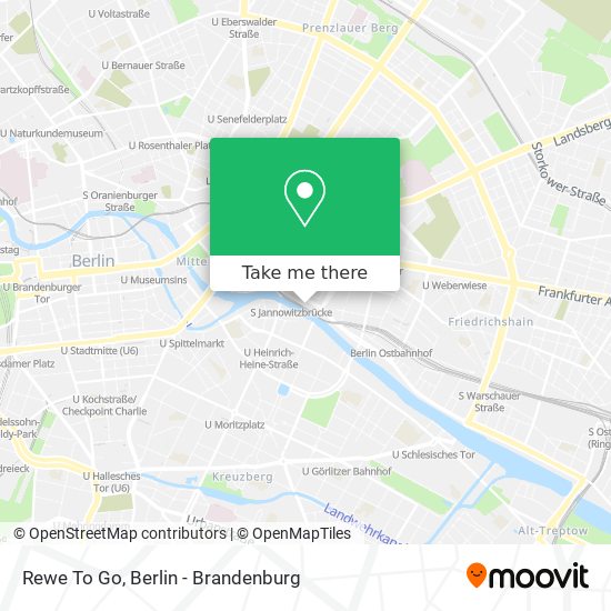 Rewe To Go map