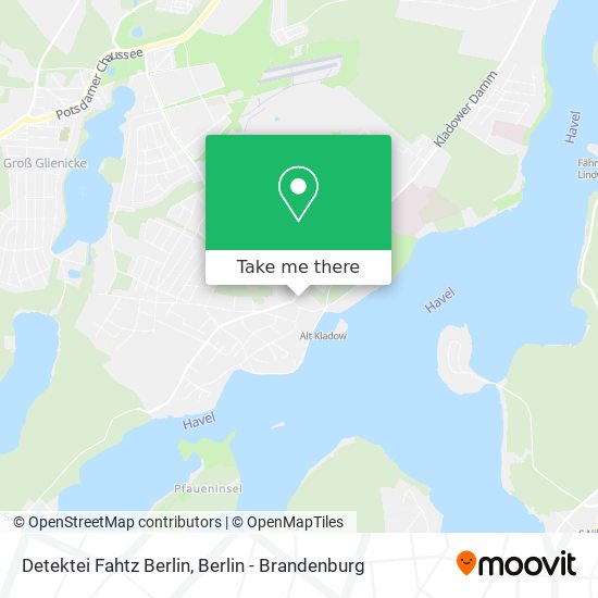 Detektei Fahtz Berlin map