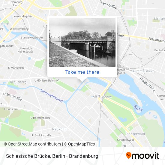 Schlesische Brücke map
